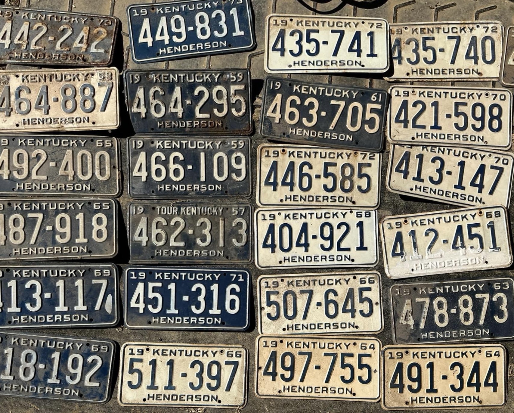 Henderson License Plates Historic Henderson
