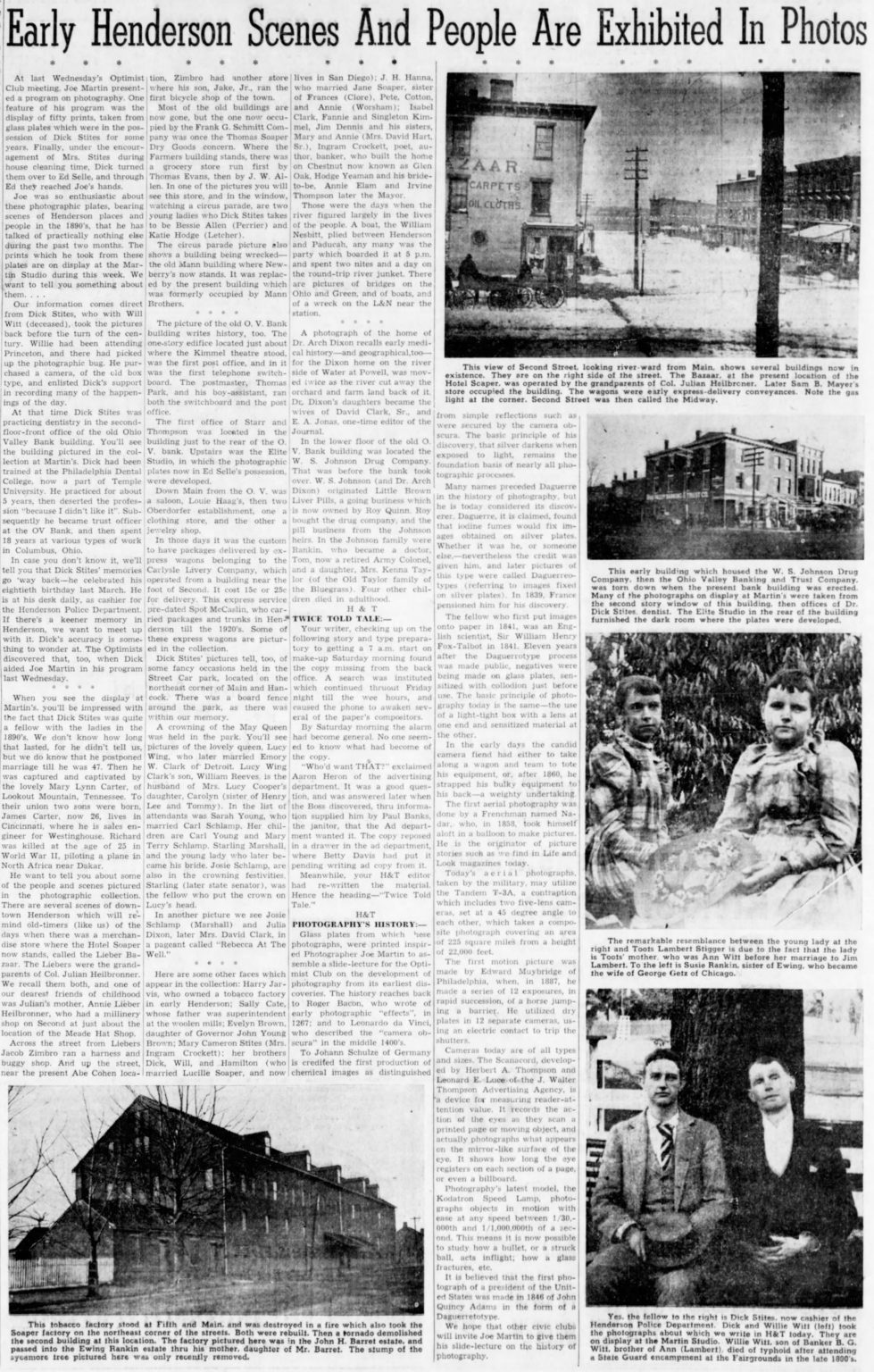 Early Henderson Scenes And People Are Exhibited In Photos – Historic ...